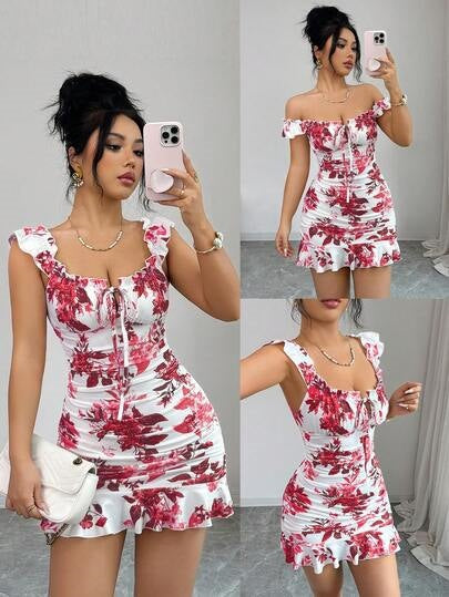 Floral-Sommerkleid «Marguerite» Farbvariante – LuxeStyle