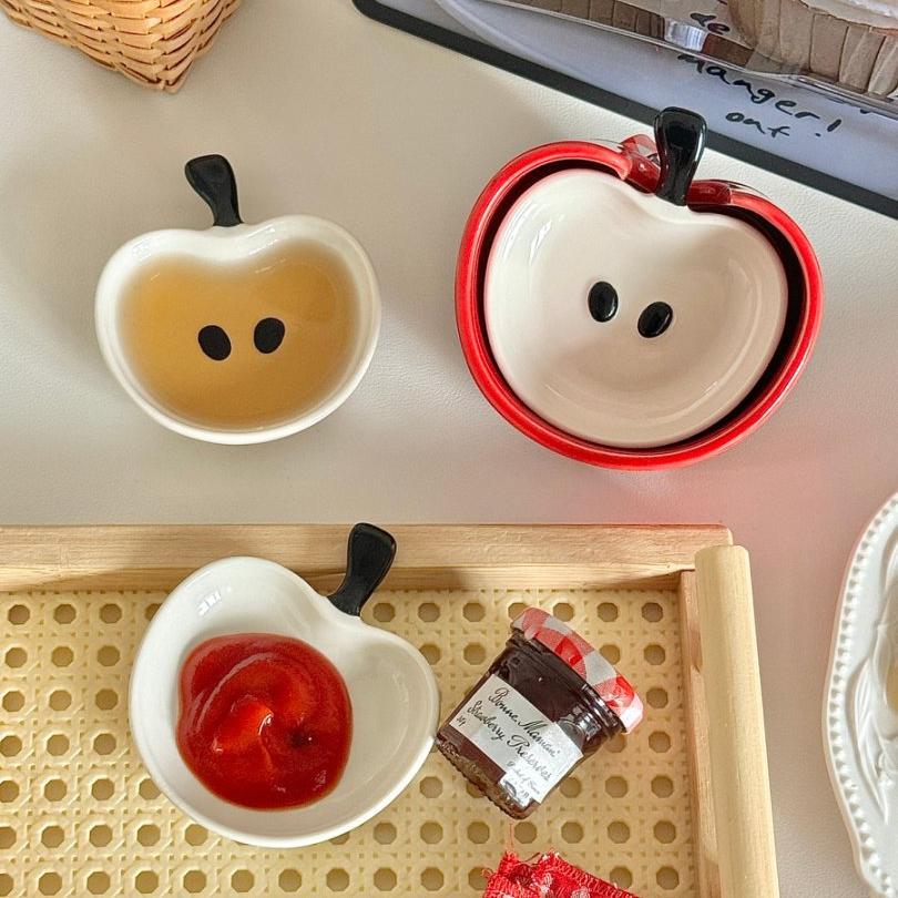Keramik Saucen-Set «Apfel»