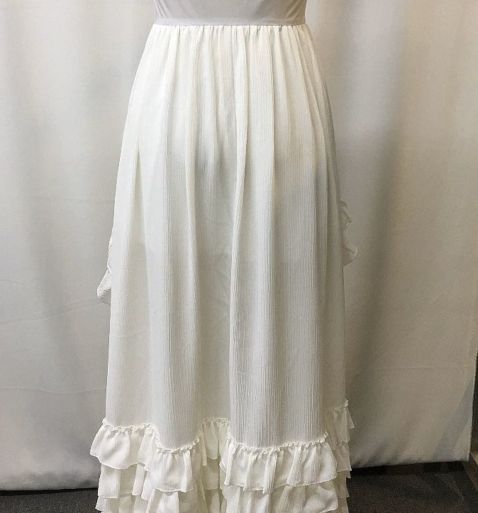Damen Strick Maxikleid mit asymmetrischem Saum