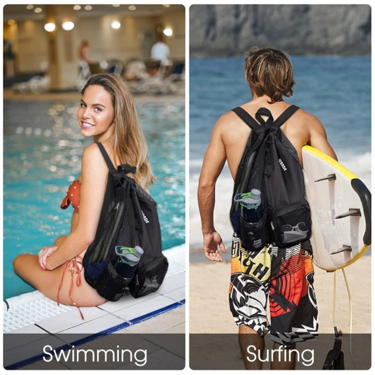 Wasserdichter Mesh-Beutel für Strand und Schwimmbad – Bild 10 | LuxeStyle