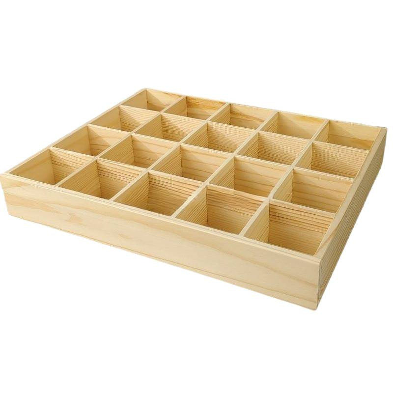 Holz-Organizer mit 20 Fächern