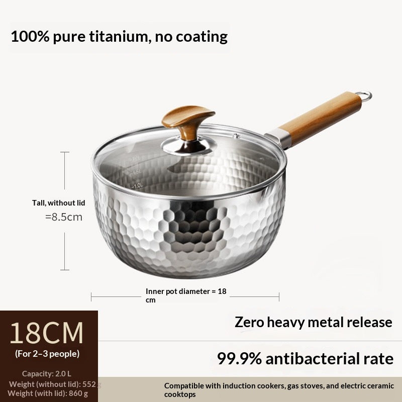 Titanium-Topf 16 cm – Antihaft-Kochgeschirr – Bild 12 | LuxeStyle