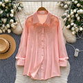 Besticktes Shirt im französischen Stil | LuxeStyle