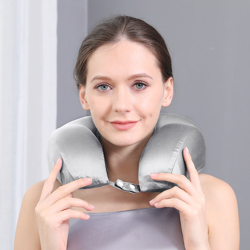 Seiden-Nackenkissen in U-Form – Bild 4 | LuxeStyle