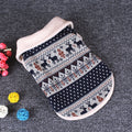 Hunde-Winterpullover mit Weihnachts-Jacquard | LuxeStyle