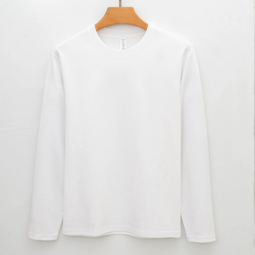 Langärmliges Rundhals-T-Shirt für Alltag – Bild 3 | LuxeStyle