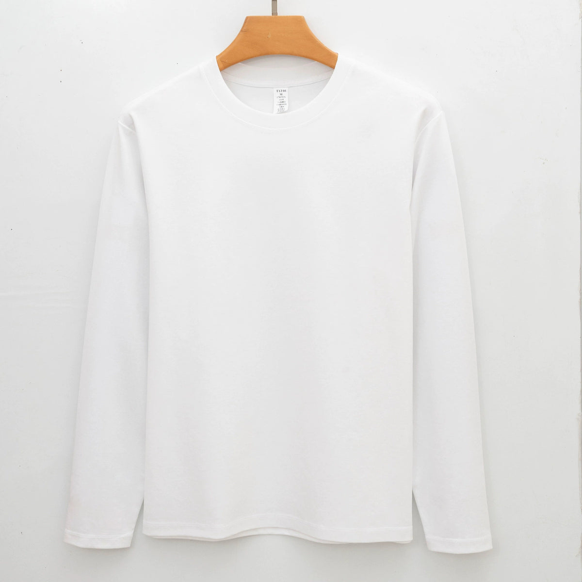 Langärmliges Rundhals-T-Shirt für Alltag – Bild 3 | LuxeStyle