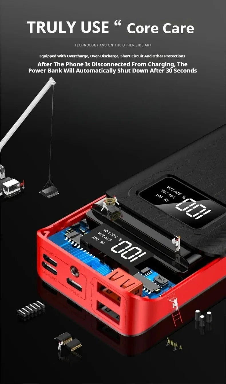 Powerbank 10000 mAh mit Schnellladefunktion