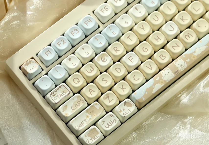 Milchtee-Bär Tastenkappen für mechanische Tastatur – Bild 3 | LuxeStyle