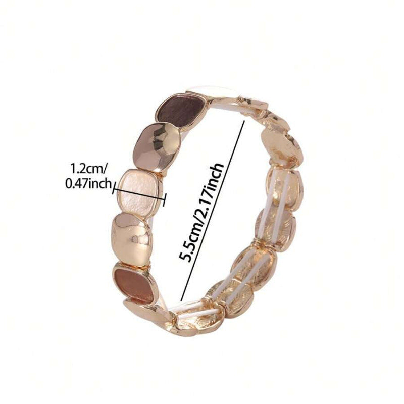Elastisches Obsidian-Armband für Damen – Bild 5 | LuxeStyle