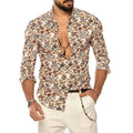 Herren Langarmhemd im Camouflage-Jacquard – Bild 7 | LuxeStyle