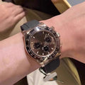 Sportliche Herrenuhr mit Kautschukarmband