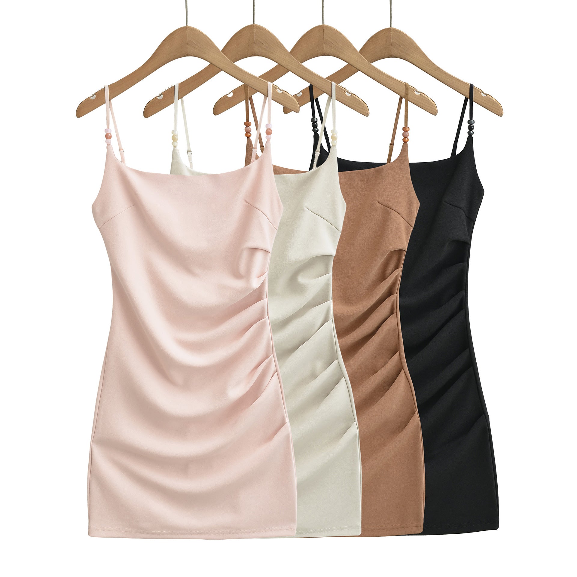 Sommerliches Schlitz-Slipdress im French-Stil