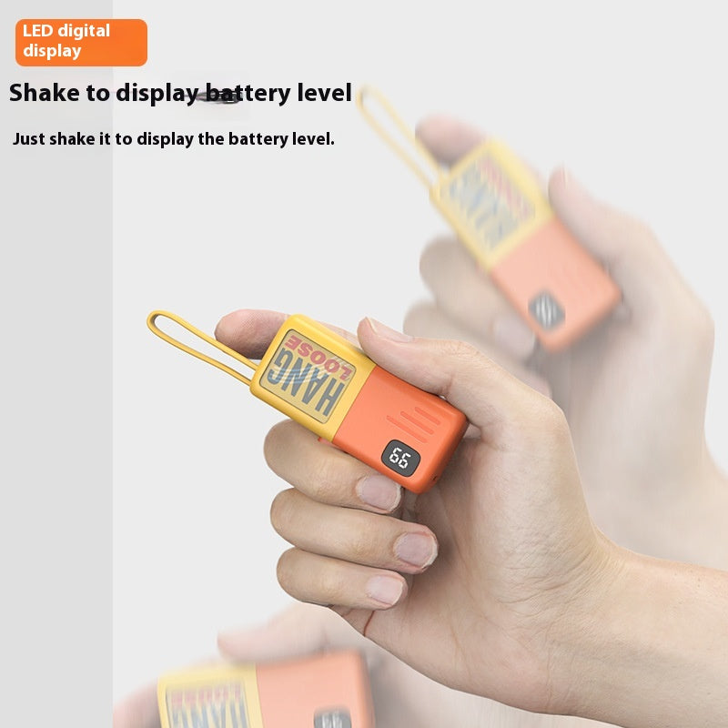 Mini Powerbank mit Digitalanzeige