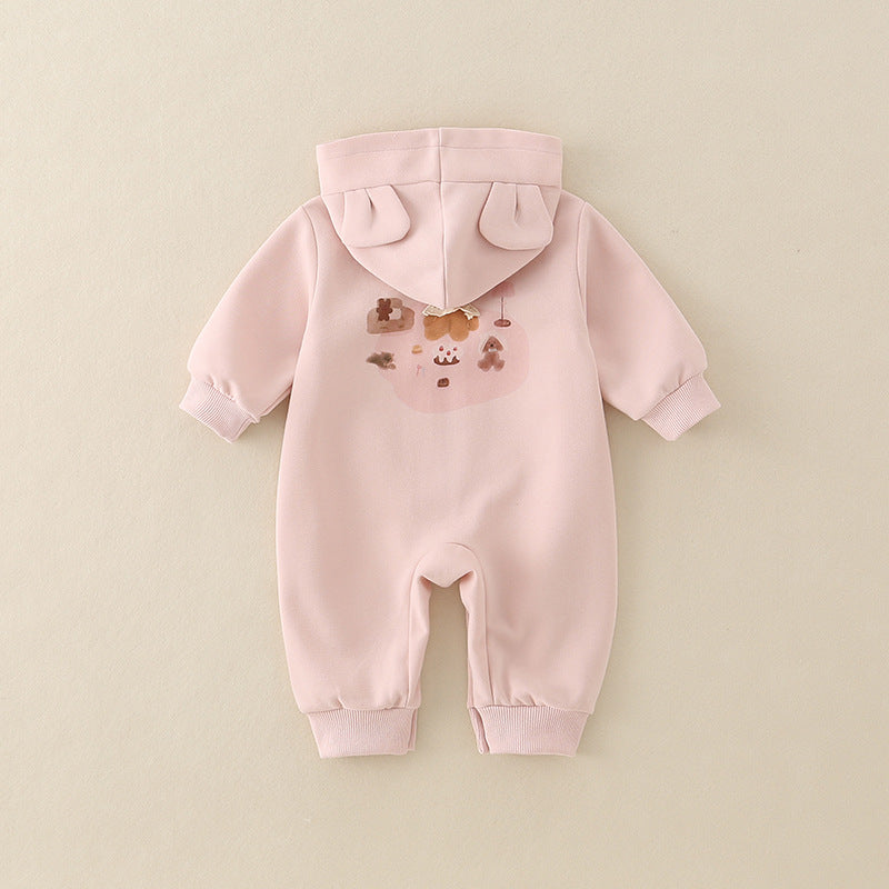 Baby Mädchen Cartoon-Reissverschluss-Kleid – Bild 3 | LuxeStyle