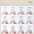 Wimpern-Try-On-Cards – 12-Farben-Set – Bild 3 | LuxeStyle