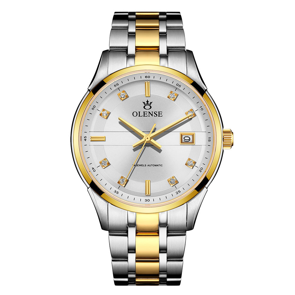 Mechanische Herrenuhr aus Edelstahl – Bild 1 | LuxeStyle