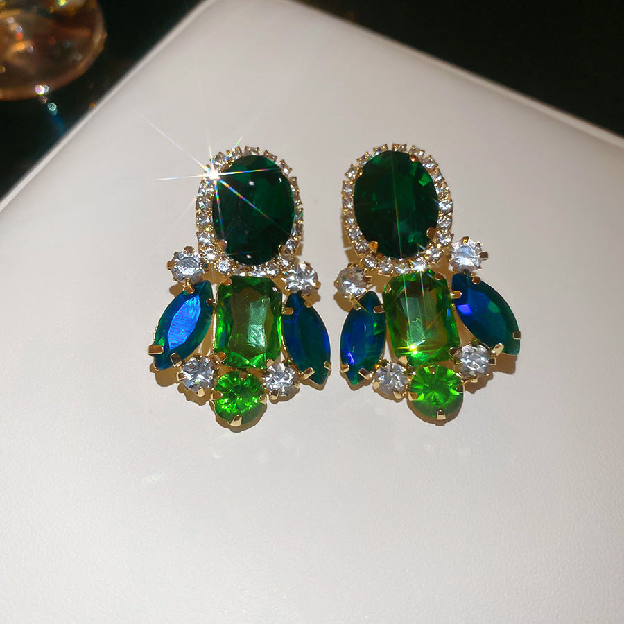 Ohrringe “Blumen-Rhinestone”