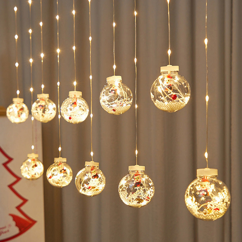 LED Lichtervorhang «Santa Claus»