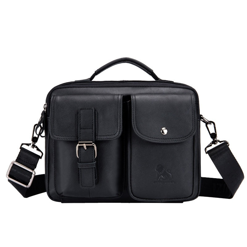 Retro‑Tasche aus Kuhleder – grosse Kapazität – Bild 3 | LuxeStyle