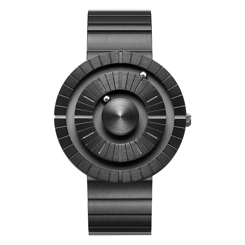 Magnetische Perlen-Herrenuhr mit Edelstahlarmband – Bild 2 | LuxeStyle