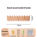 Wand-Hakenleiste aus Holz