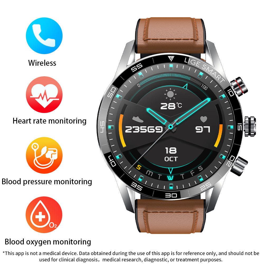 Smartwatch mit Blutdruck- und Herzfrequenzmessung