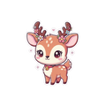 Sticker «Deer»