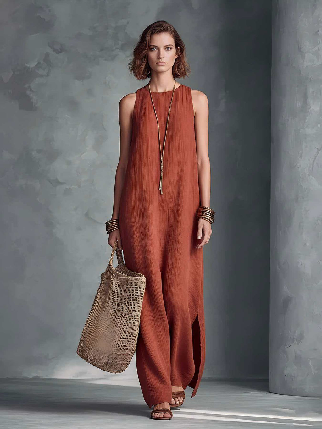 Ärmelloses Resort-Kleid für Damen – Bild 9 | LuxeStyle