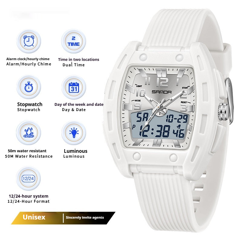 Sportliche Unisex-Armbanduhr