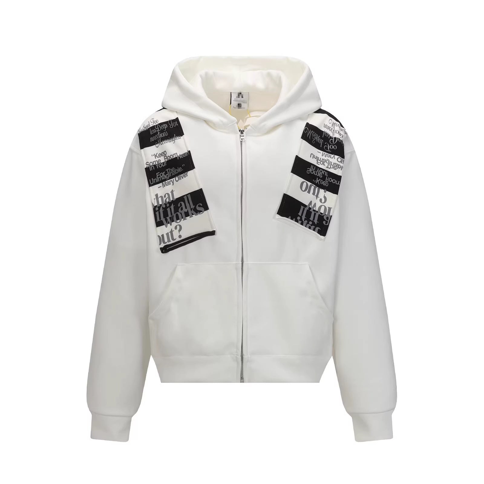 Sportlicher Cardigan Hoodie für Herren – Ansicht 5