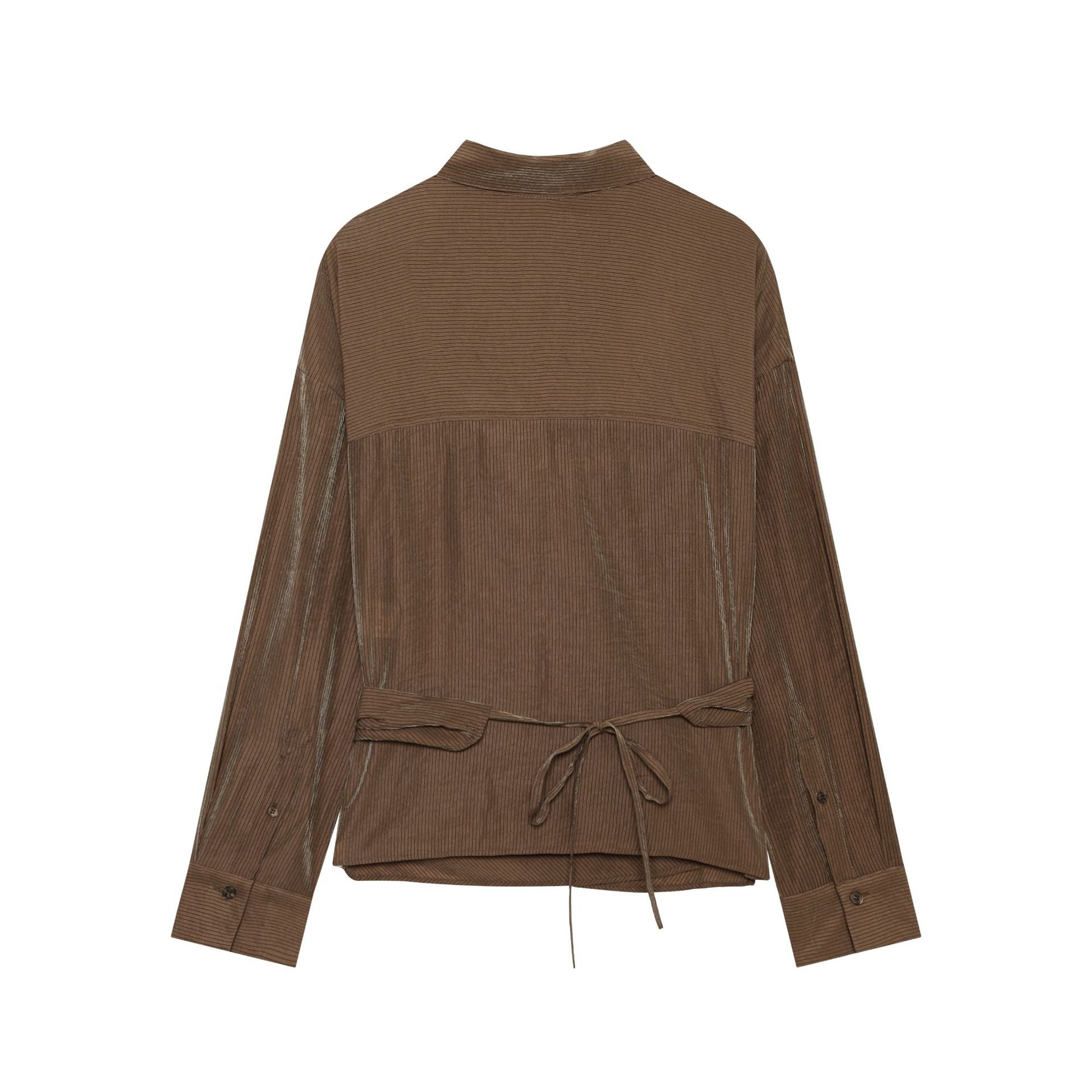 Langarm-Shirt mit Karo-Muster