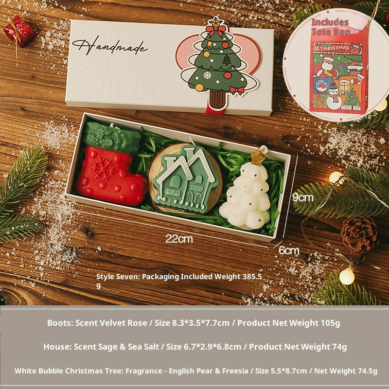 Weihnachts-Duftkerze im Geschenkset – Bild 4 | LuxeStyle