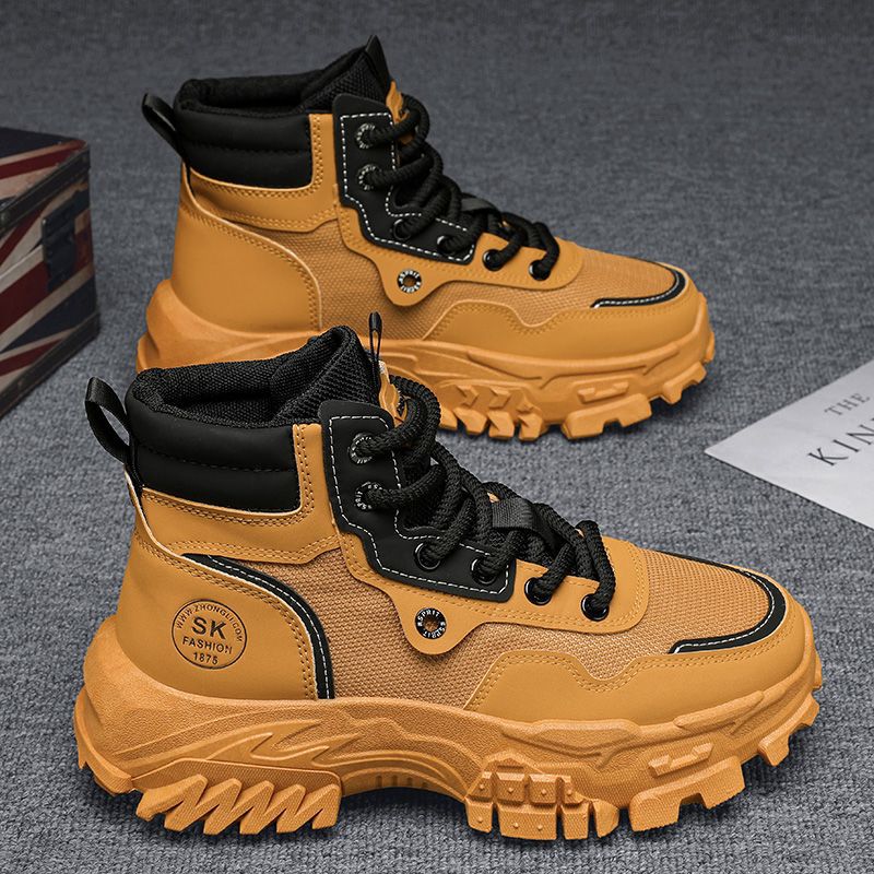 Atmungsaktive Vintage-Work Boots