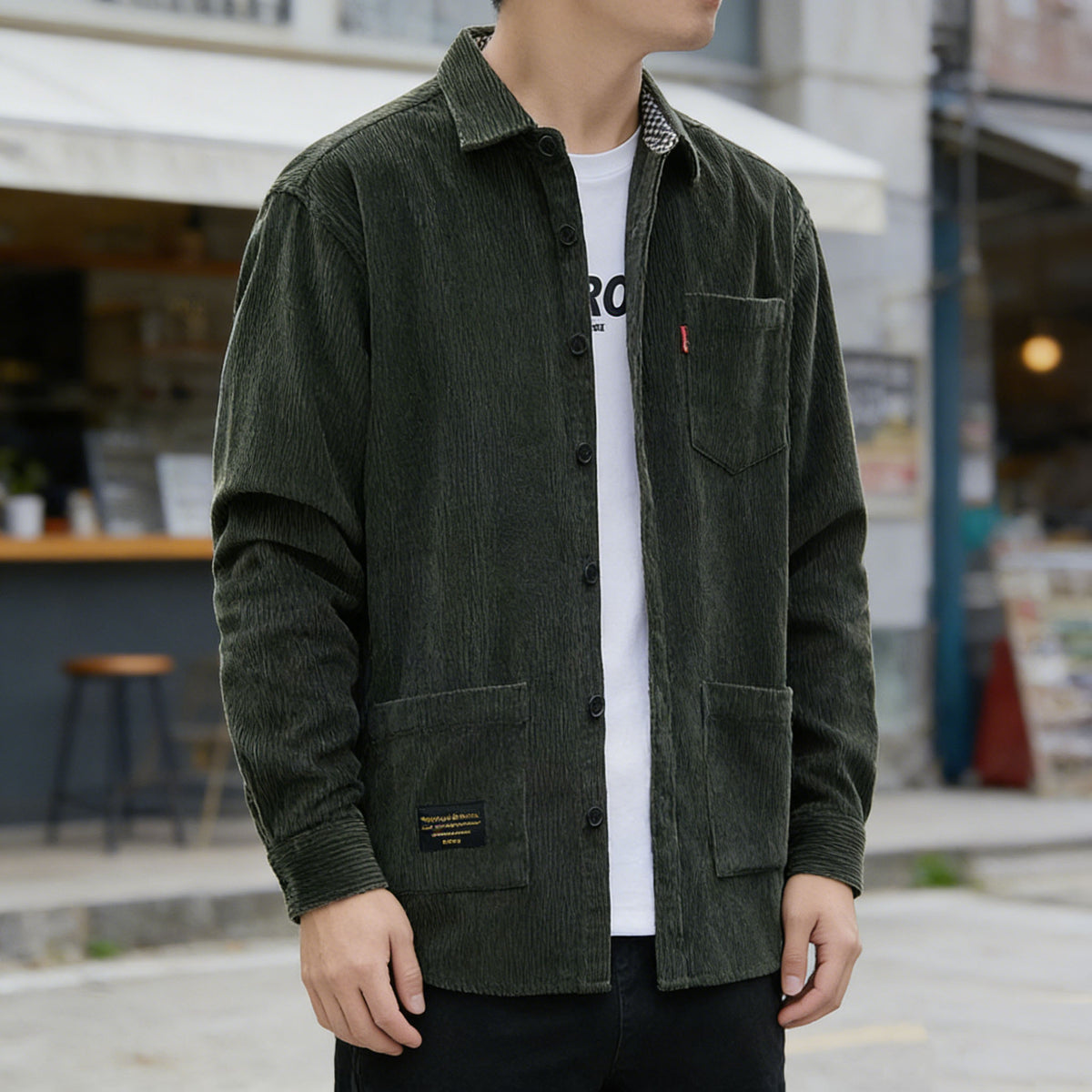 Corduroy-Hemd für Herbst und Winter – Bild 6 | LuxeStyle