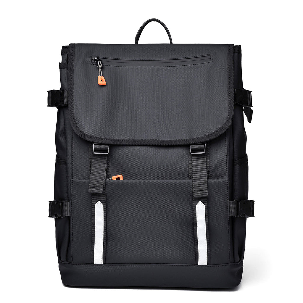 Grosser Rucksack für Geschäftsreisen – Schwarz/ Grau – Bild 4 | LuxeStyle