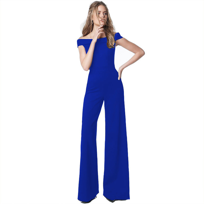 Off-Shoulder Casual Chic Jumpsuit