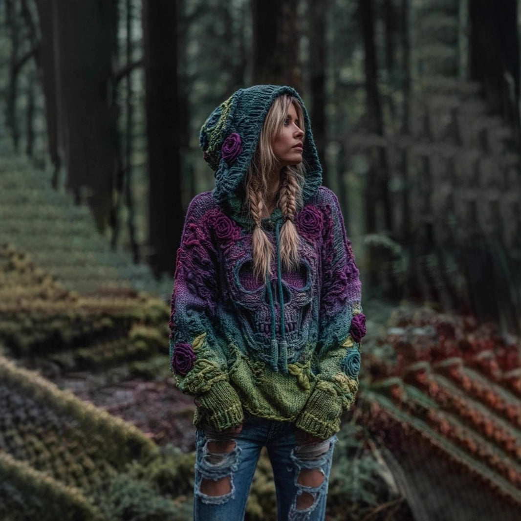 Vintage-Print Pullover