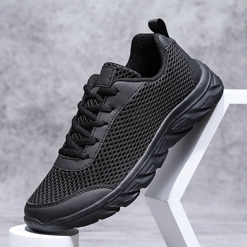 Freizeit-Sneaker mit Mesh-Einlage – Bild 5 | LuxeStyle