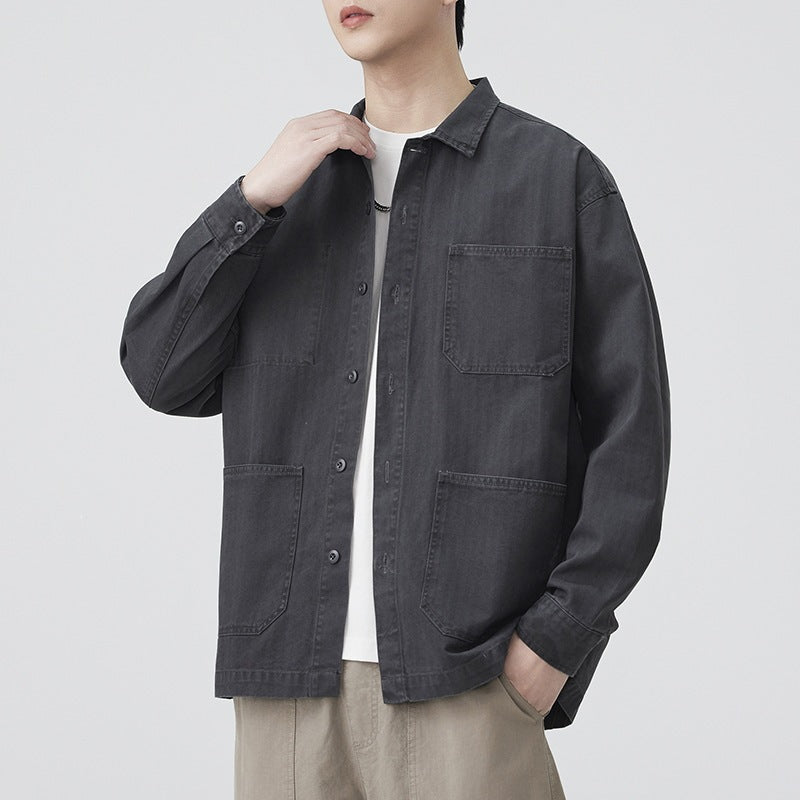 Männer-Shirt Loose-Fit Herbst Casual – Bild 6 | LuxeStyle