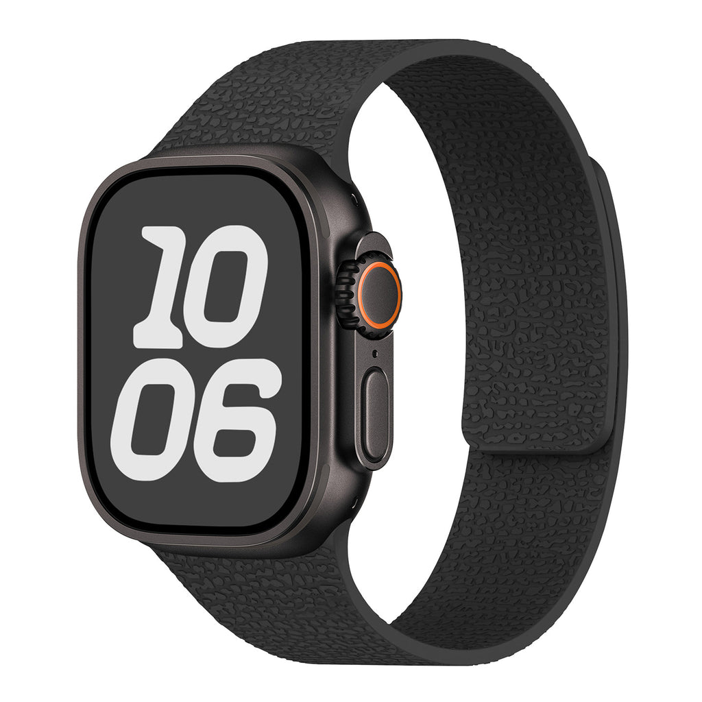 IwatchS10 Silikonarmband mit Litschi-Muster
