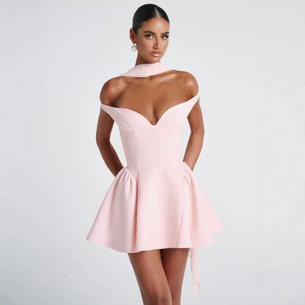 Baumwollkleid ohne Ruecken