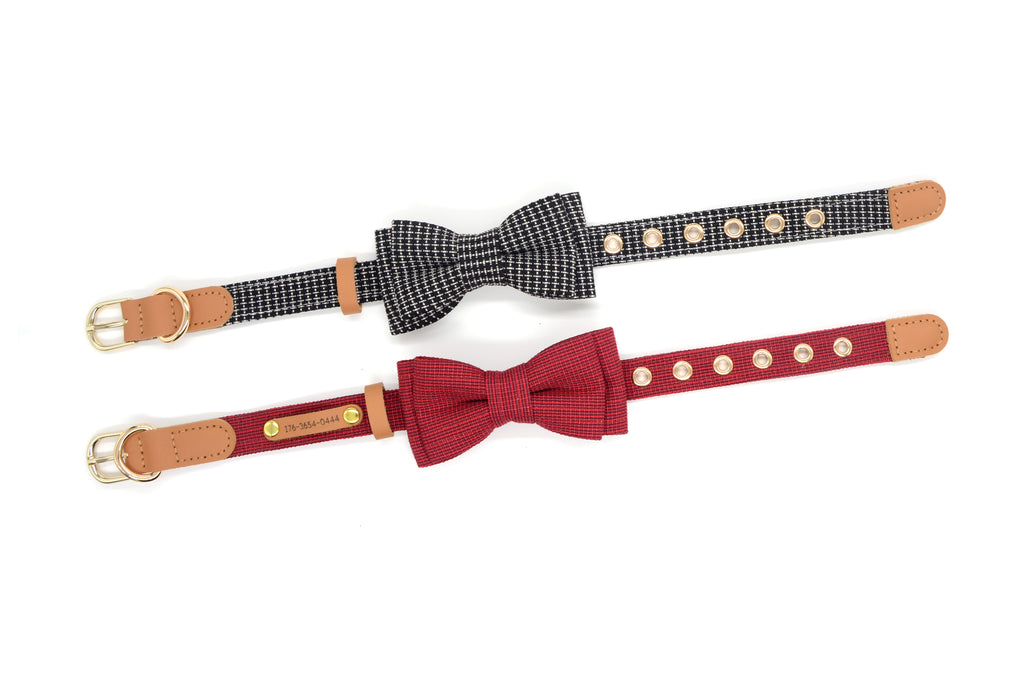 Halsband mit Fliege für kleine bis mittelgrosse Hunde – Bild 5 | LuxeStyle