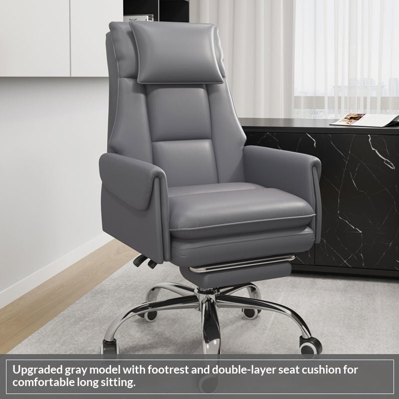 Ergonomischer Bürostuhl mit Kopf- und Fussstütze