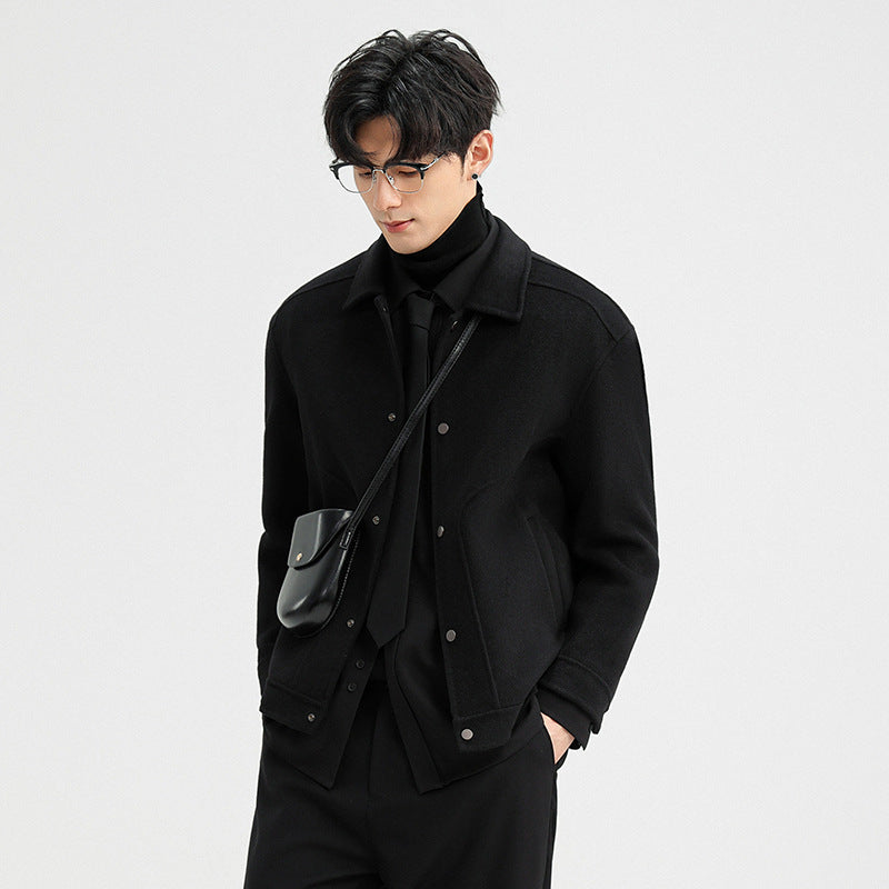 Herren Wolljacke Zweireiher