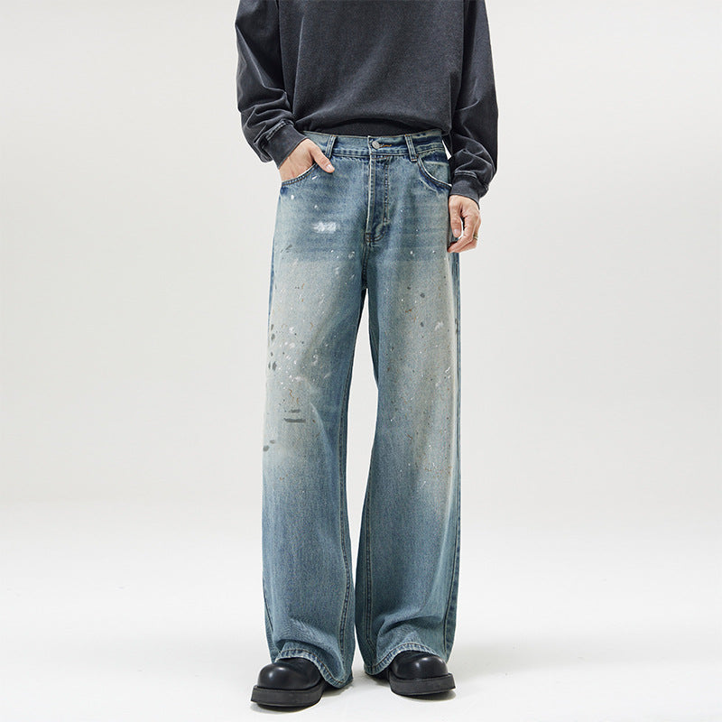 Loose Fit Jeans mit Distressed-Effekt