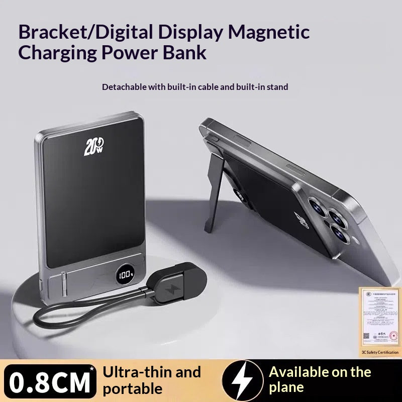Ultradünnes magnetisches 15W Powerbank-Ladegerät