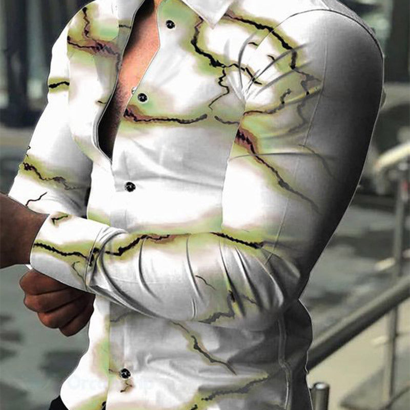 Herren Langarmshirt mit 3D-Digitaldruck – Bild 15 | LuxeStyle