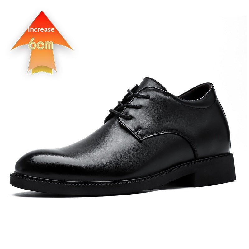 Herren Business-Lederschuhe mit Absatzerhöhung