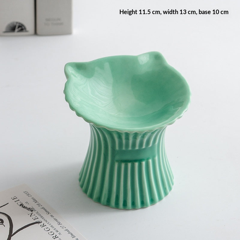 Erhöhte Keramikschüssel mit Katzenohr-Design – Bild 9 | LuxeStyle